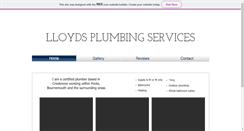 Desktop Screenshot of lloydsplumbingservices.com